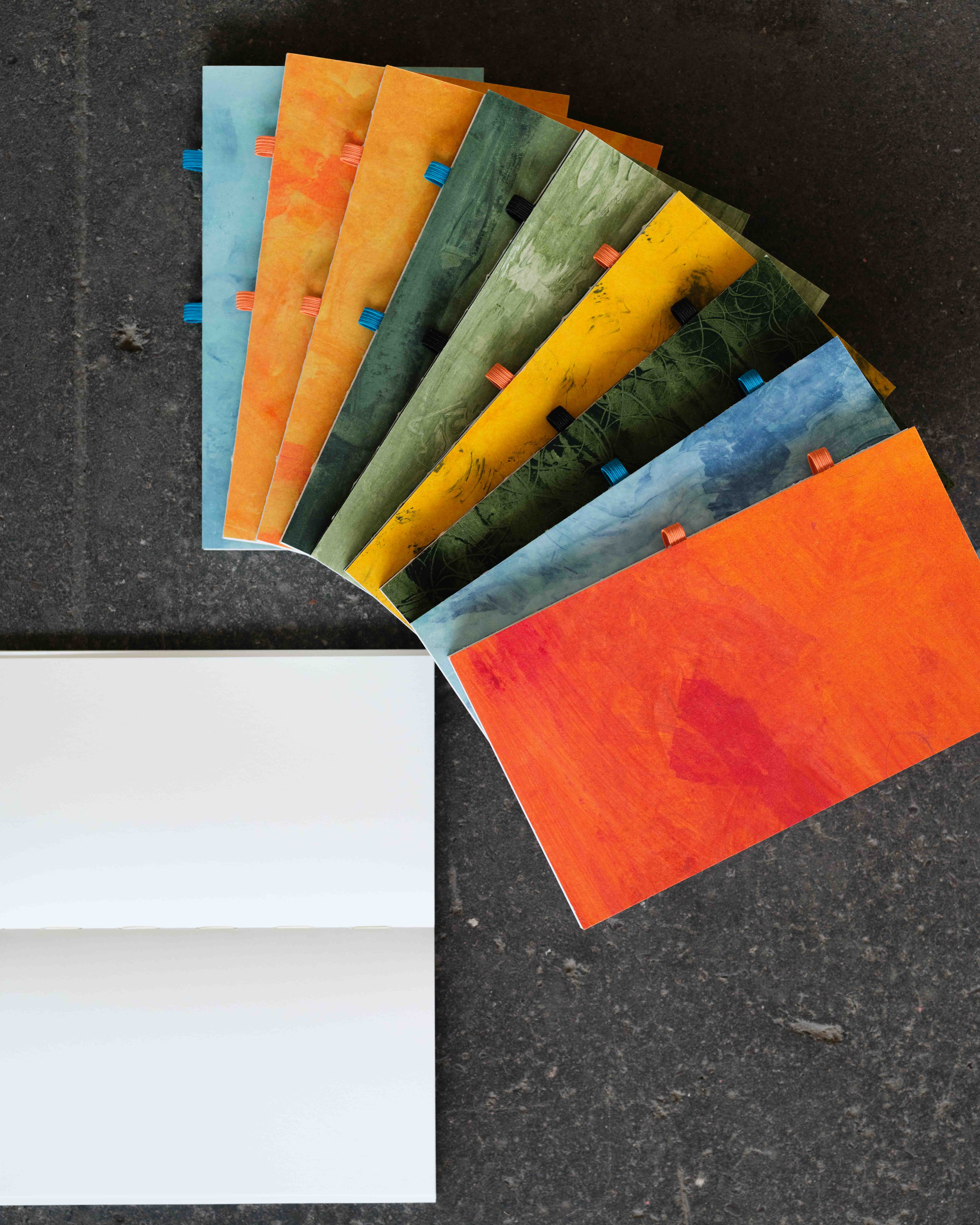Notizbücher in allen Farben